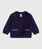 Einfarbige Baby- Cardigan aus Baumwolle mit Kn&ouml;pfen SOIR