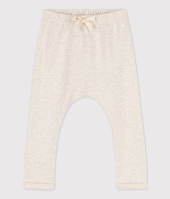 Baby-Hose aus dickem Jersey beige MONTELIMAR CHINE