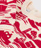 Baby-Sweatshirt aus bedrucktem Molton rot AVALANCHE/ ROUGE