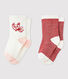 2er-Set Babysocken mit Motiv für Mädchen
