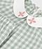 2-teiliges Baby-Set aus Baumwolle, Vichy-Bluse und Shorts blau PAUL/weiss MARSHMALLOW