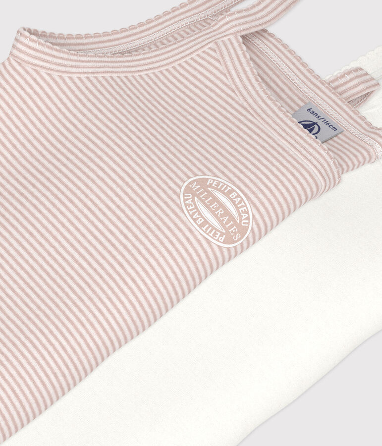 2er-Set Kinder Spaghetti-Tops aus Baumwolle variante 1