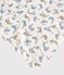 Baby-Schlafsack aus Bio-Baumwolle mit Panther-Muster weiss MARSHMALLOW/weiss MULTICO