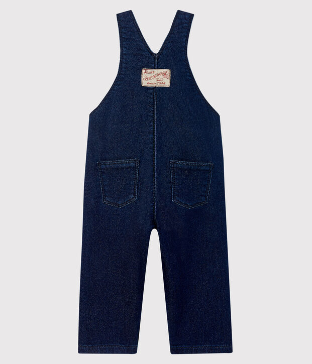 Baby-Denim-Latzhose aus Molton. blau