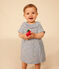Kurzärmeliges Babykleid mit Bloomers aus Musselin AVALANCHE/ INCOGNITO