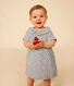 Kurzärmeliges Babykleid mit Bloomers aus Musselin