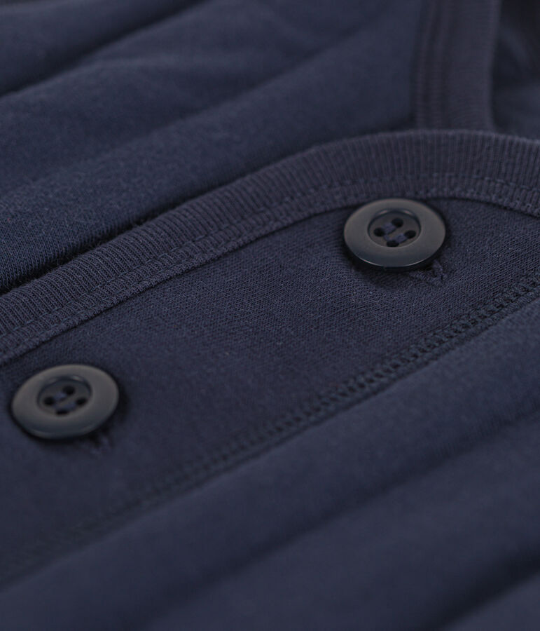 Baby-Weste aus gestepptem Doppeljersey blau