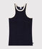 Damen-Tanktop aus Baumwoll-Frottee blau SMOKING