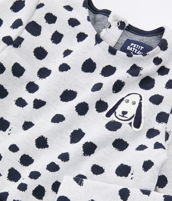 Kleid Jean Jullien weiss MARSHMALLOW/ DOTTIES