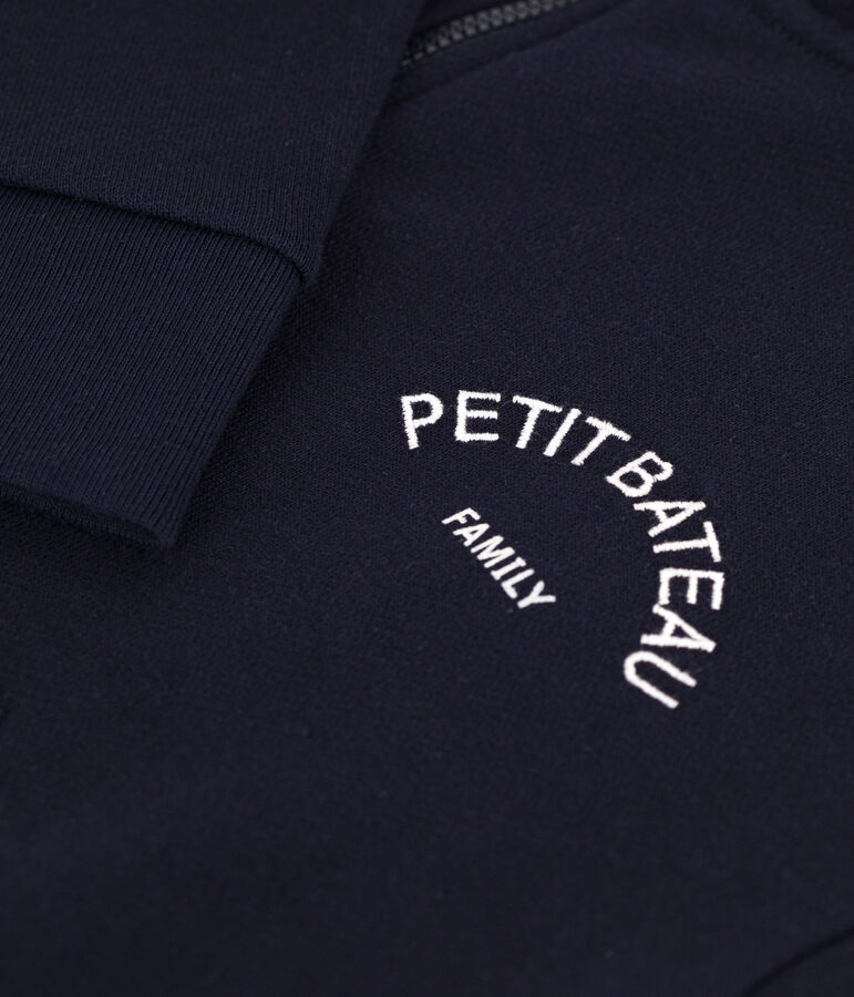 Kinder-Hoodie f&uuml;r Jungen, mit Rei&szlig;verschluss blau