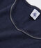 Warmes T-Shirt für Damen blau SMOKING