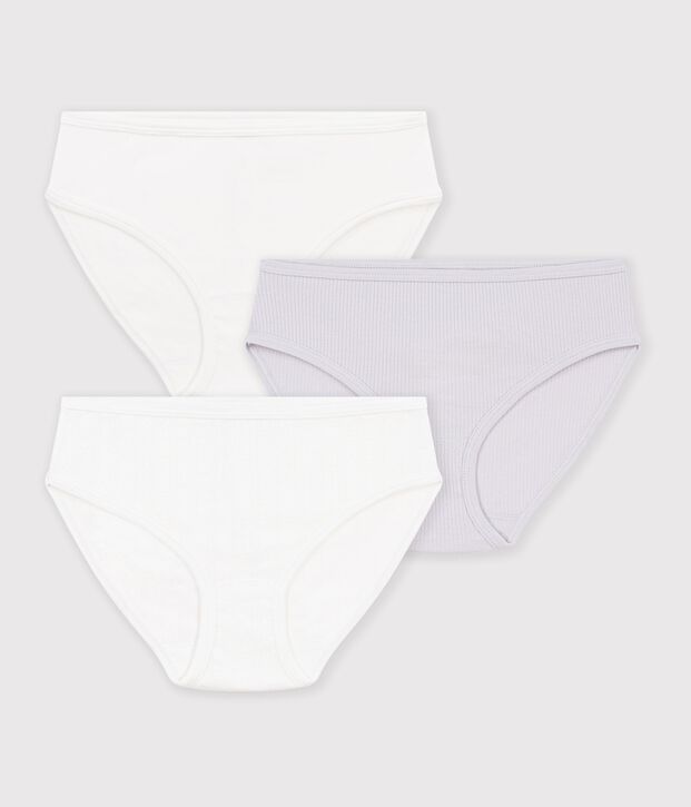 Lot de 3 culottes en coton vielfarbig