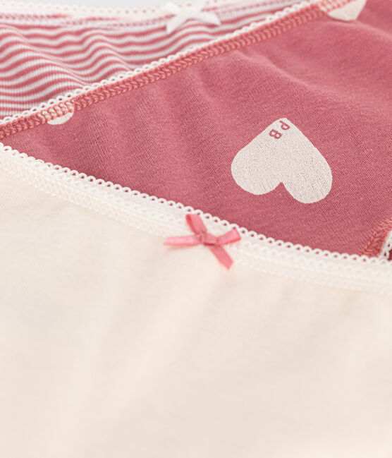 3er-Set Kinder-Shortys aus Baumwolle mit Herzmotiv variante 1