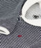 Baby-Pyjama aus Nicki mit Ringelstreifen blau SMOKING/weiss MARSHMALLOW