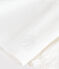 Langärmelige Baby-Bluse aus Baumwoll-Popeline mit Kragen und Stickereien weiss ECUME