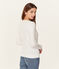 Emblematischer Cardigan für Damen weiss ECUME