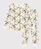 Kinderpyjama aus Baumwolle mit Blumenmuster weiss AVALANCHE/ MULTICO