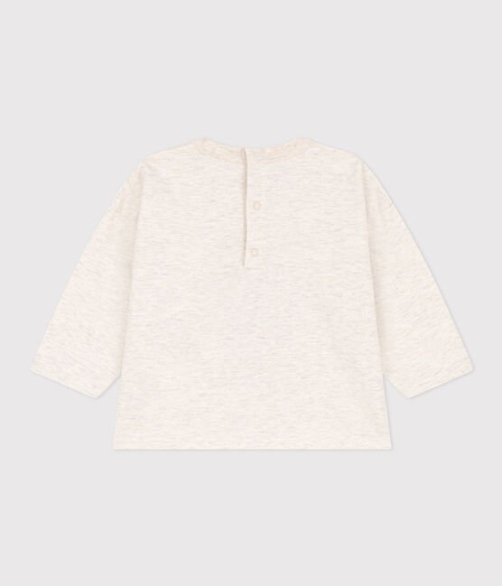 Langärmeliges Baby-T-Shirt aus Jersey beige MONTELIMAR CHINE