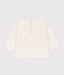 Langärmeliges Baby-T-Shirt aus Jersey beige MONTELIMAR CHINE