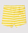 Baby-Shorts aus dickem Jersey gelb ORGE/weiss MARSHMALLOW