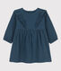 Langärmeliges Babykleid aus Musselin