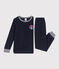 Kinderpyjama aus Frottee blau SMOKING