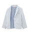 Kinderjacke Jungen blau FONTAINE/weiss MARSHMALLOW