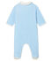 Baby-Strampler aus Velours für Jungen blau TOUDOU
