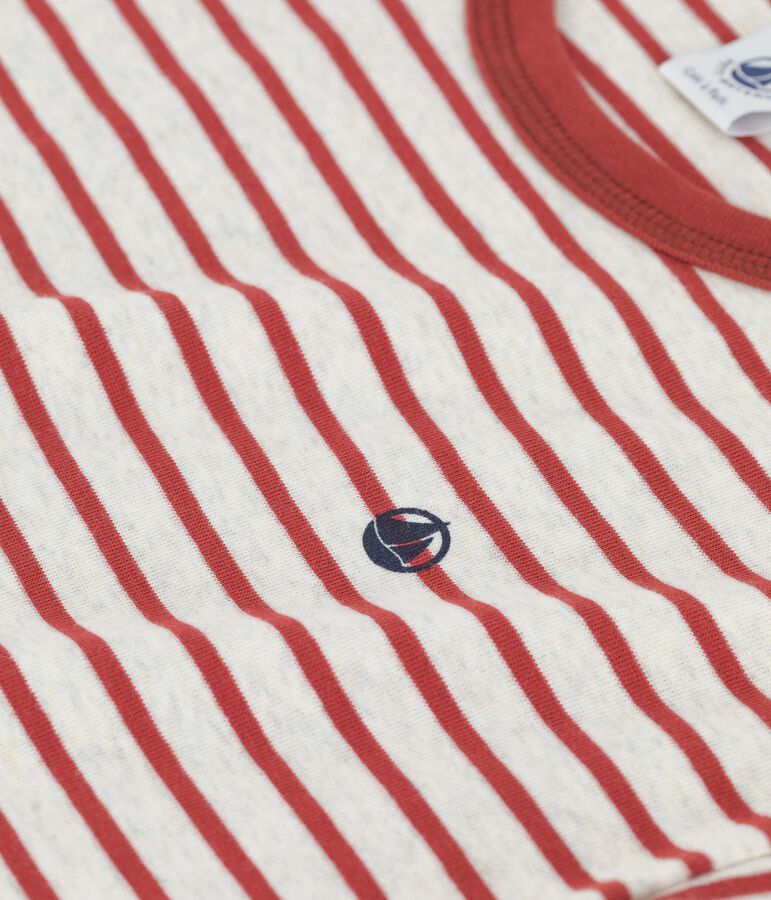 Kurz&auml;rmeliges T-Shirt aus Baumwolle f&uuml;r Jungen beige/braun