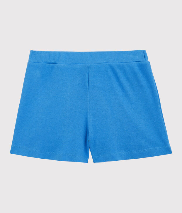 Shorts aus Baumwolle f&uuml;r M&auml;dchen blau