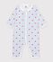 Pyjama b&eacute;b&eacute; en coton sans pieds imprim&eacute; c&oelig;urs weiss/vielfarbig
