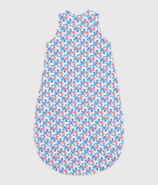 Babyschlafsack aus Baumwolle mit Blumenmotiv TOG-Wert 2 weiss MARSHMALLOW/weiss MULTICO