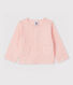 Baby-Cardigan aus Rippstrick für Mädchen