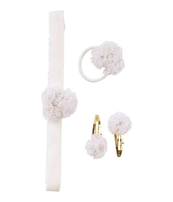 Accessoire-Set für die Haare weiss MARSHMALLOW/gelb DORE