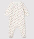 Baby-Strampler aus Molton mit Fuchsmotiv
