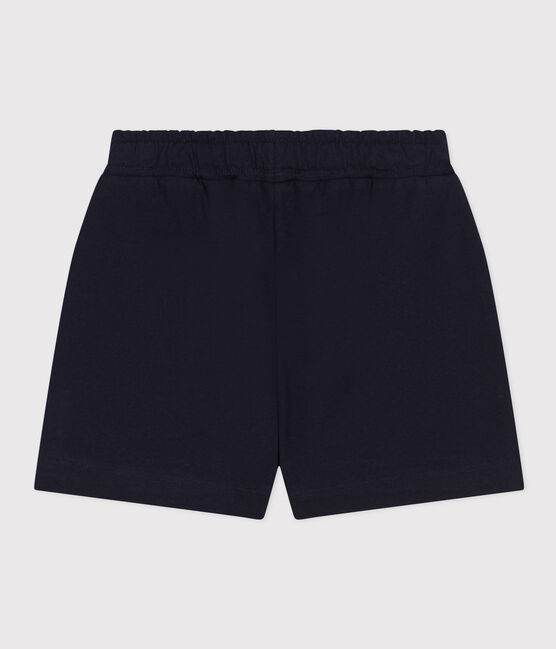 Kinder-Short aus Baumwolle für Mädchen blau SMOKING