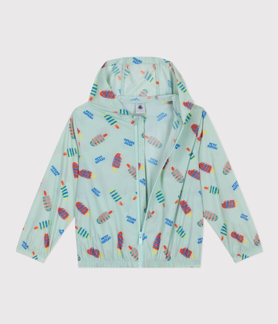 ULTRALEICHTE KINDER-WINDJACKE SPRAY/ MULTICO