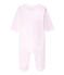 Unisex-Baby-Body und Schlafanzug in einem rosa VIENNE/weiss ECUME