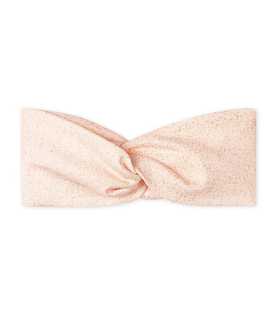 Baby-Haarband für Mädchen rosa FLEUR/gelb OR