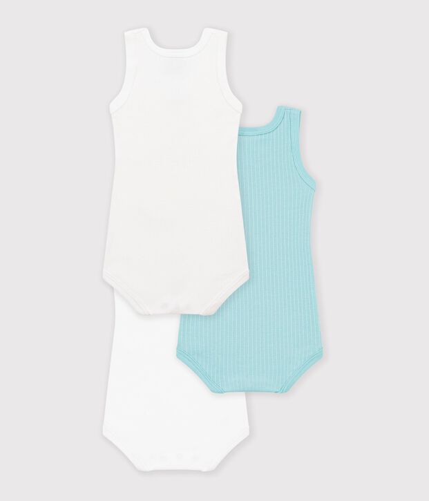 Lot de 3 bodies d&eacute;bardeurs b&eacute;b&eacute; vielfarbig