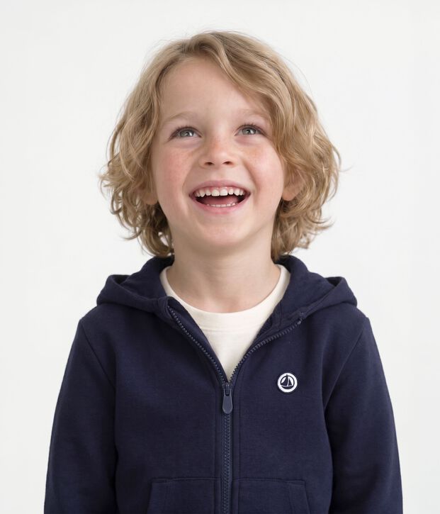 Kapuzen-Sweatshirt mit Rei&szlig;verschluss f&uuml;r Kinder aus Baumwolle SMOKING
