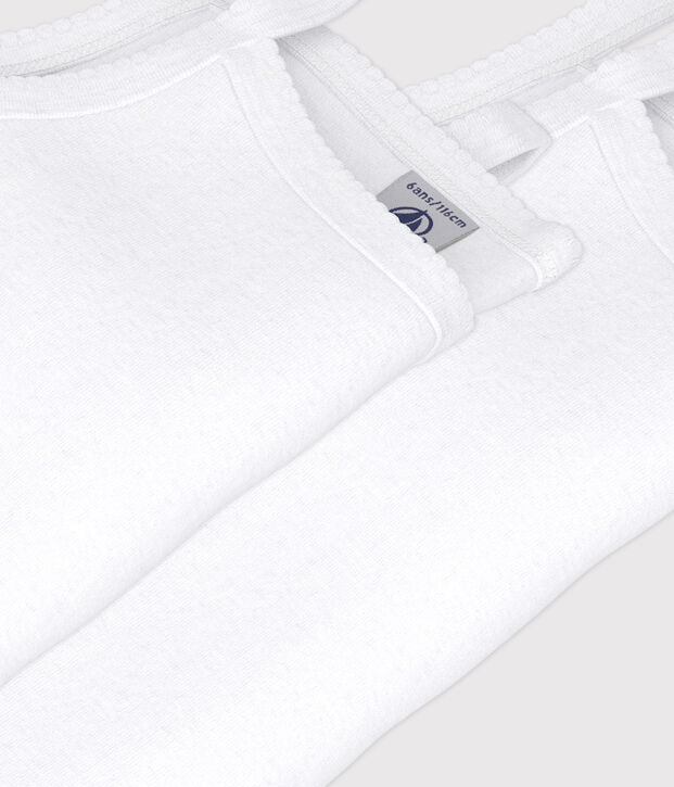 2er-Set Wei&szlig;e Tr&auml;gerhemden f&uuml;r M&auml;dchen vielfarbig