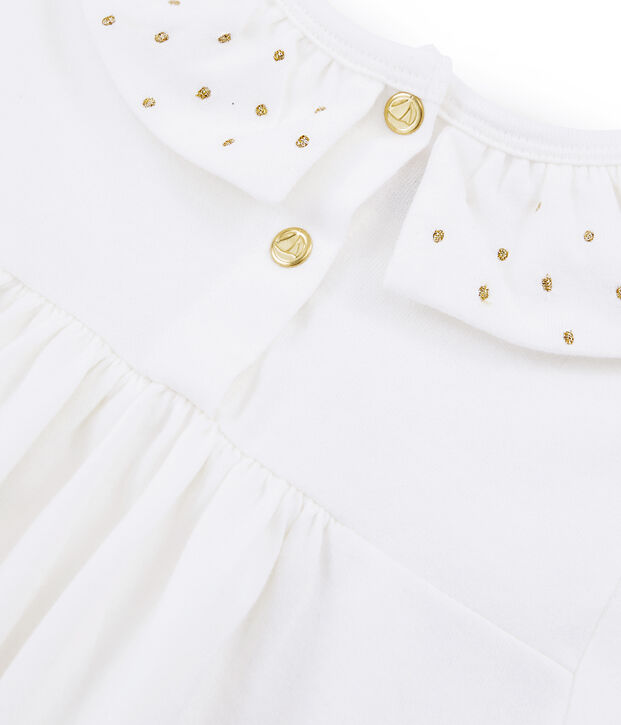 Kinderbluse f&uuml;r M&auml;dchen weiss