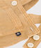 Lange Baby Latzhose aus farbigem Denim beige TOURONE
