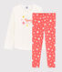 Kinderpyjama aus Baumwolle mit Sternen-Motiv für Mädchen