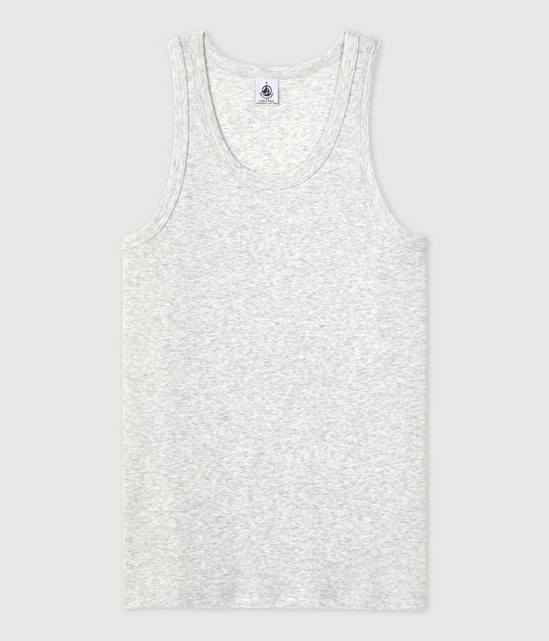 Tanktop L&rsquo;ICONIQUE aus Baumwolle f&uuml;r Damen grau BELUGA CHINE