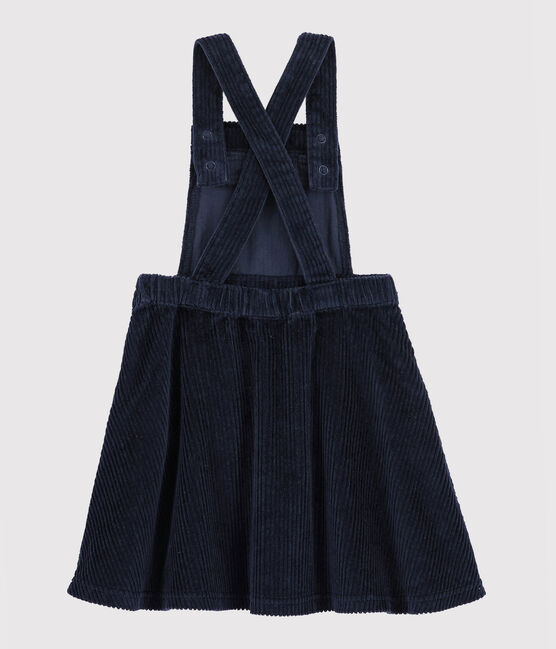 Kinder-Latzkleid für Mädchen blau SMOKING
