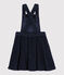 Kinder-Latzkleid für Mädchen blau SMOKING