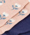 2er-Set geblümten Babysocken aus Baumwolljersey variante 1