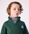 Kinder-Sweatshirt mit Reiverschluss-Kragen aus einfarbiger Baumwolle WILLOW